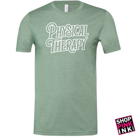 ASTATE - Physical Therapy - Fancy Script - Short Sleeve - 27138
