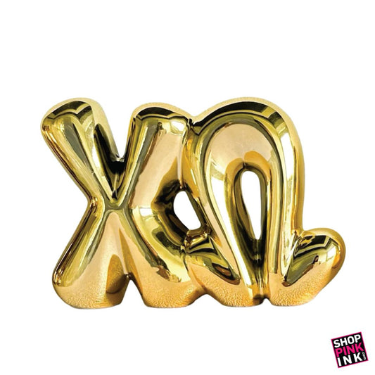 Chi Omega - Gold Shelf Letter