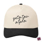 Zeta Tau Alpha - Natural Script Hat -  25611