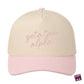 Zeta Tau Alpha - Natural Script Hat -  25611