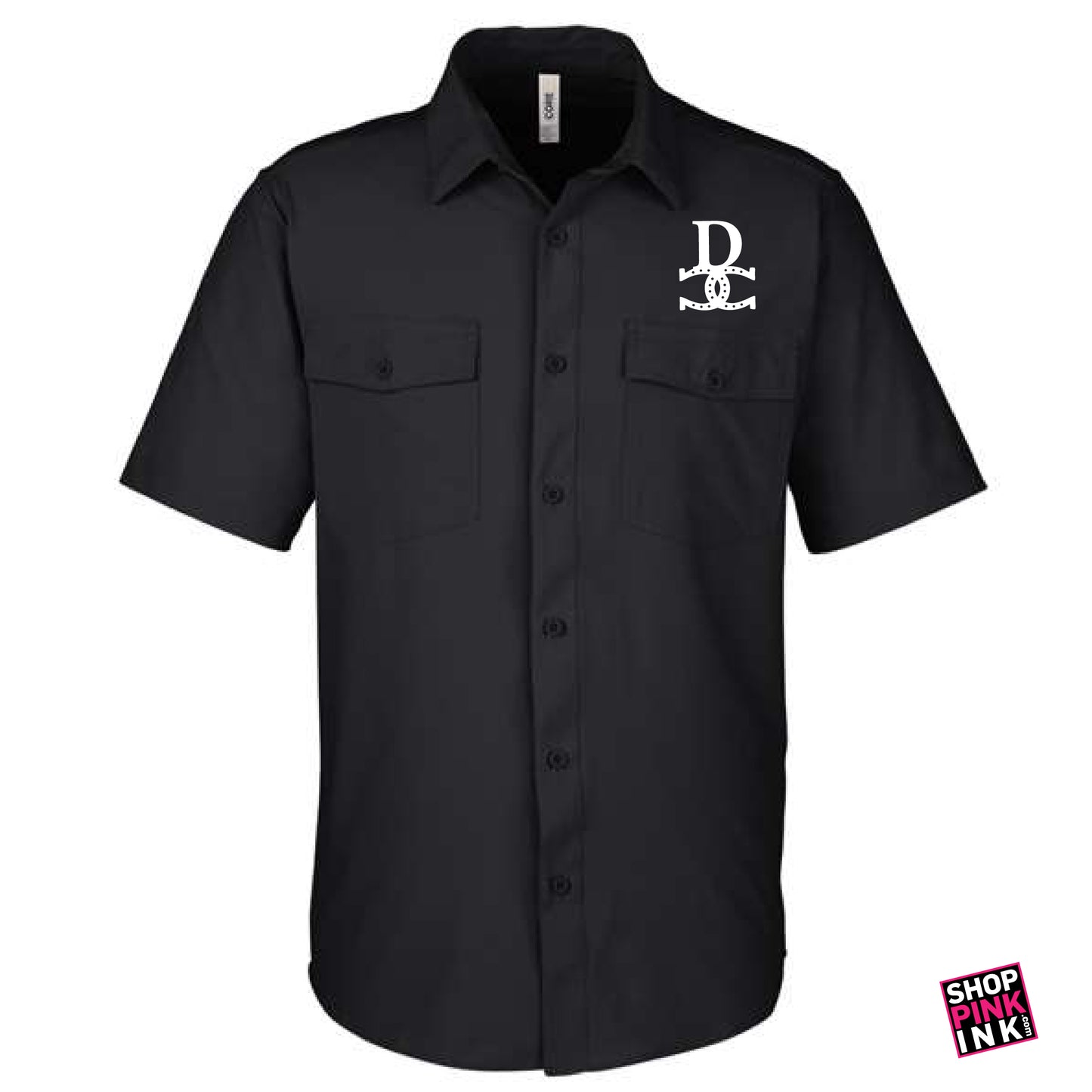 Drover Cowboy Church - Logo - Embroidered Marina Shirt - 24241