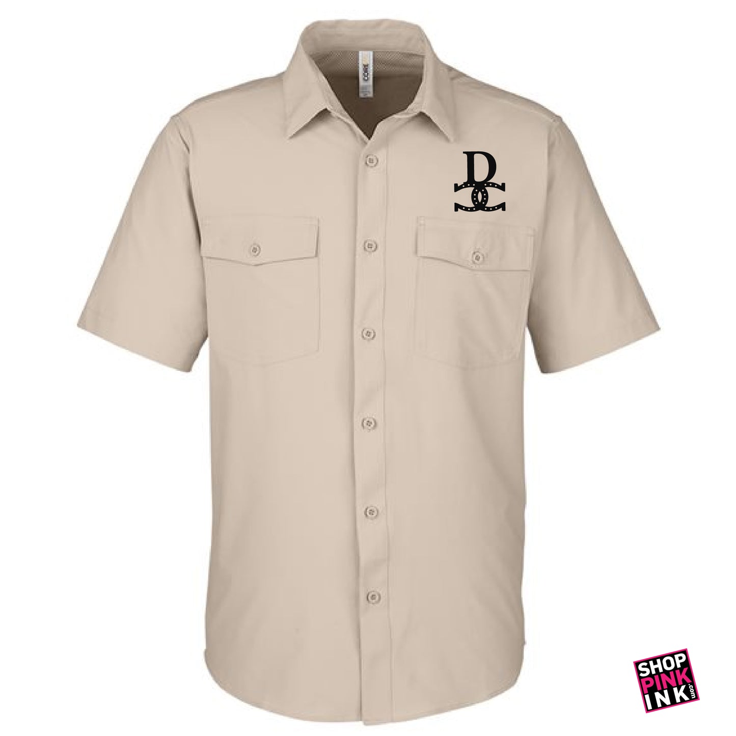 Drover Cowboy Church - Logo - Embroidered Marina Shirt - 24241