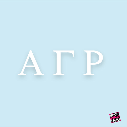 Car Decal - Alpha Gamma Rho