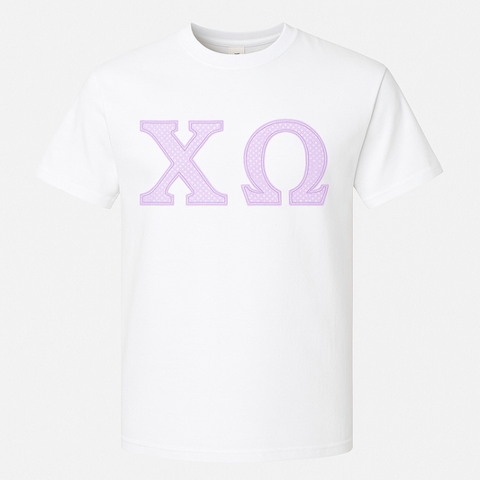 Chi Omega - Lavender Letter