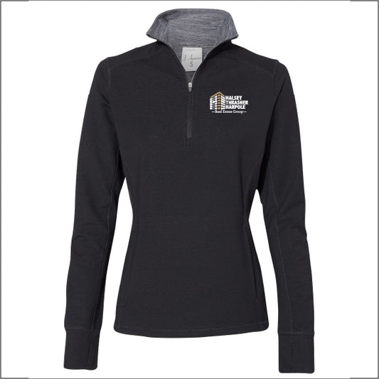 Halsey Thrasher Harpole - Ladies Terry Quarter Zip - E 18247
